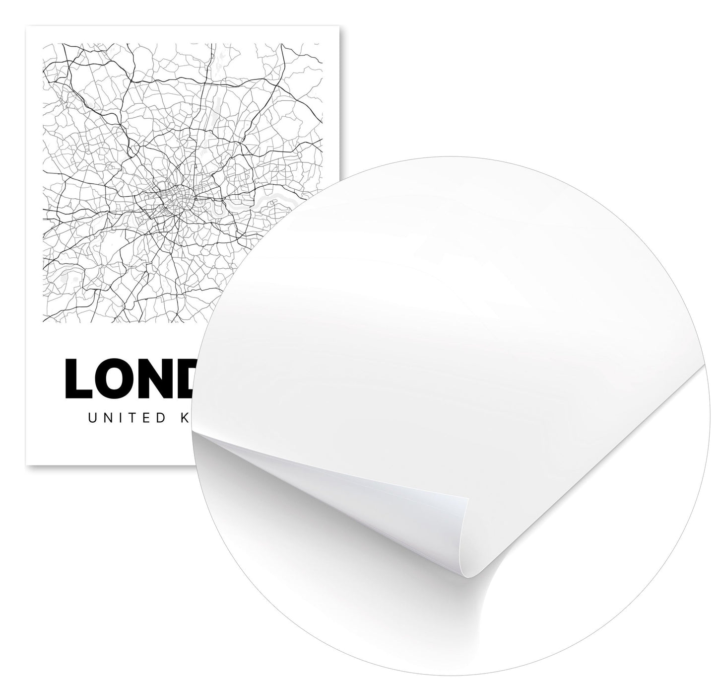 Minimalist London Map - @VickyHanggara