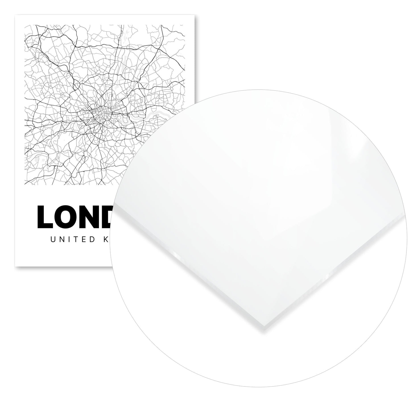 Minimalist London Map - @VickyHanggara