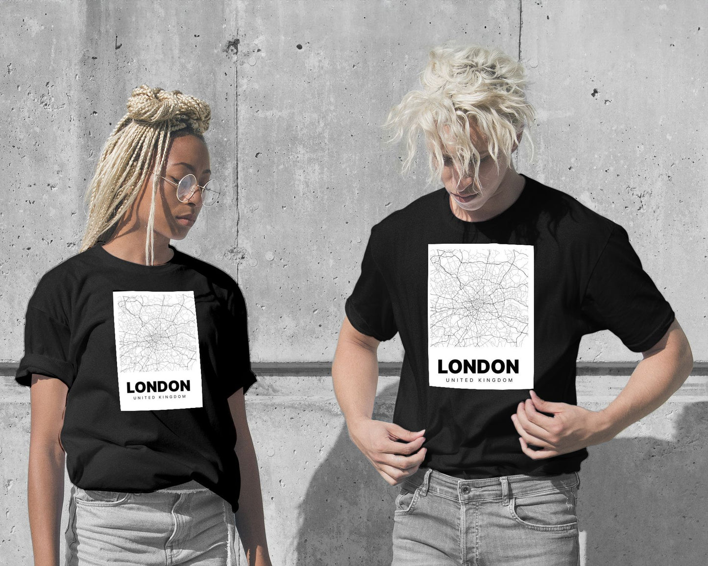 Minimalist London Map - @VickyHanggara