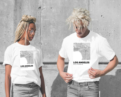 Minimalist Los Angeles Map - @VickyHanggara