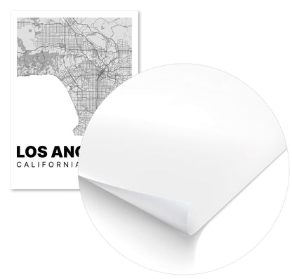 Minimalist Los Angeles Map - @VickyHanggara