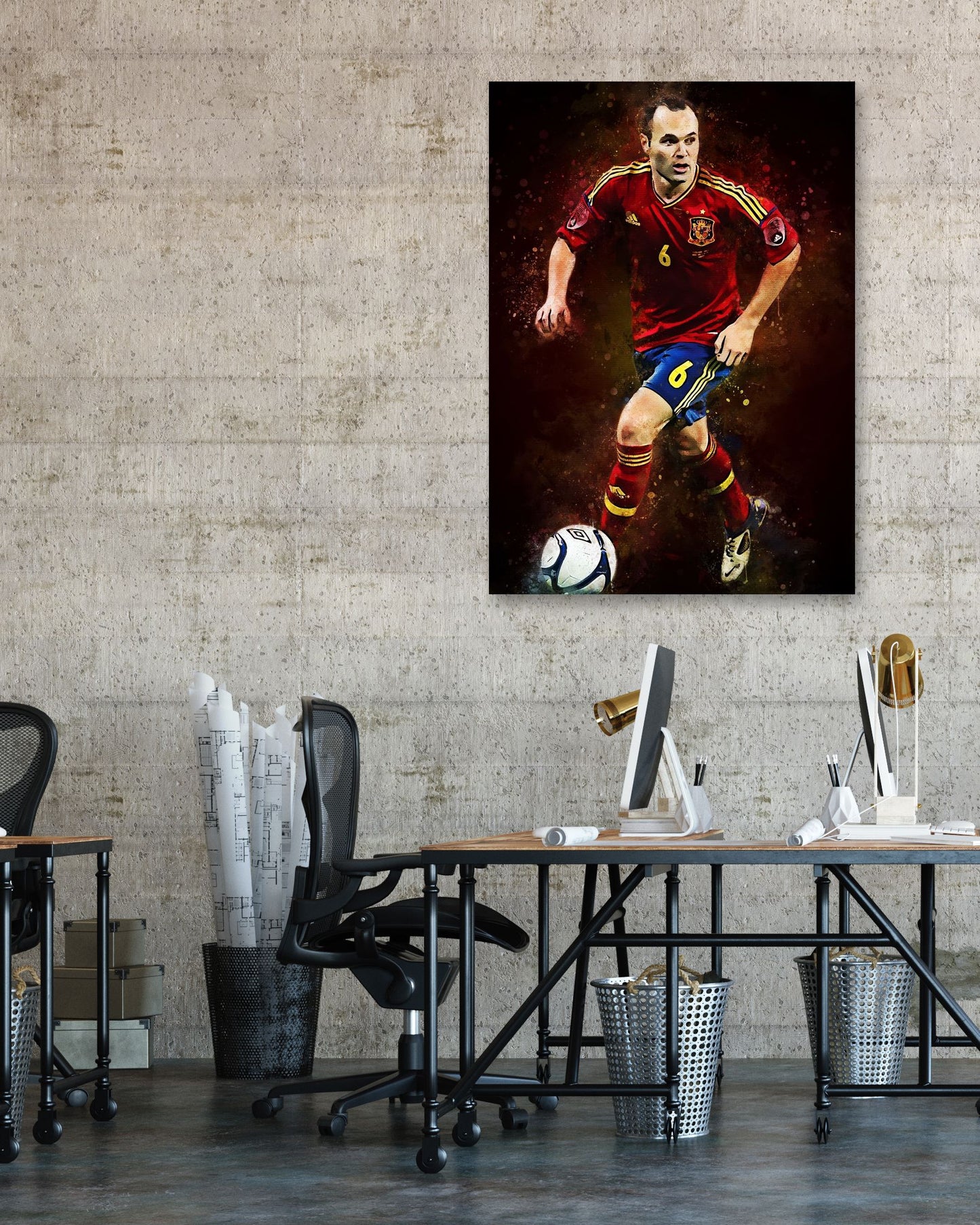 Splatter by AndrÃ©s Iniesta - @4147_design