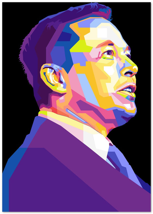 ELON MUSK WPAP POP ART - @hikenthree