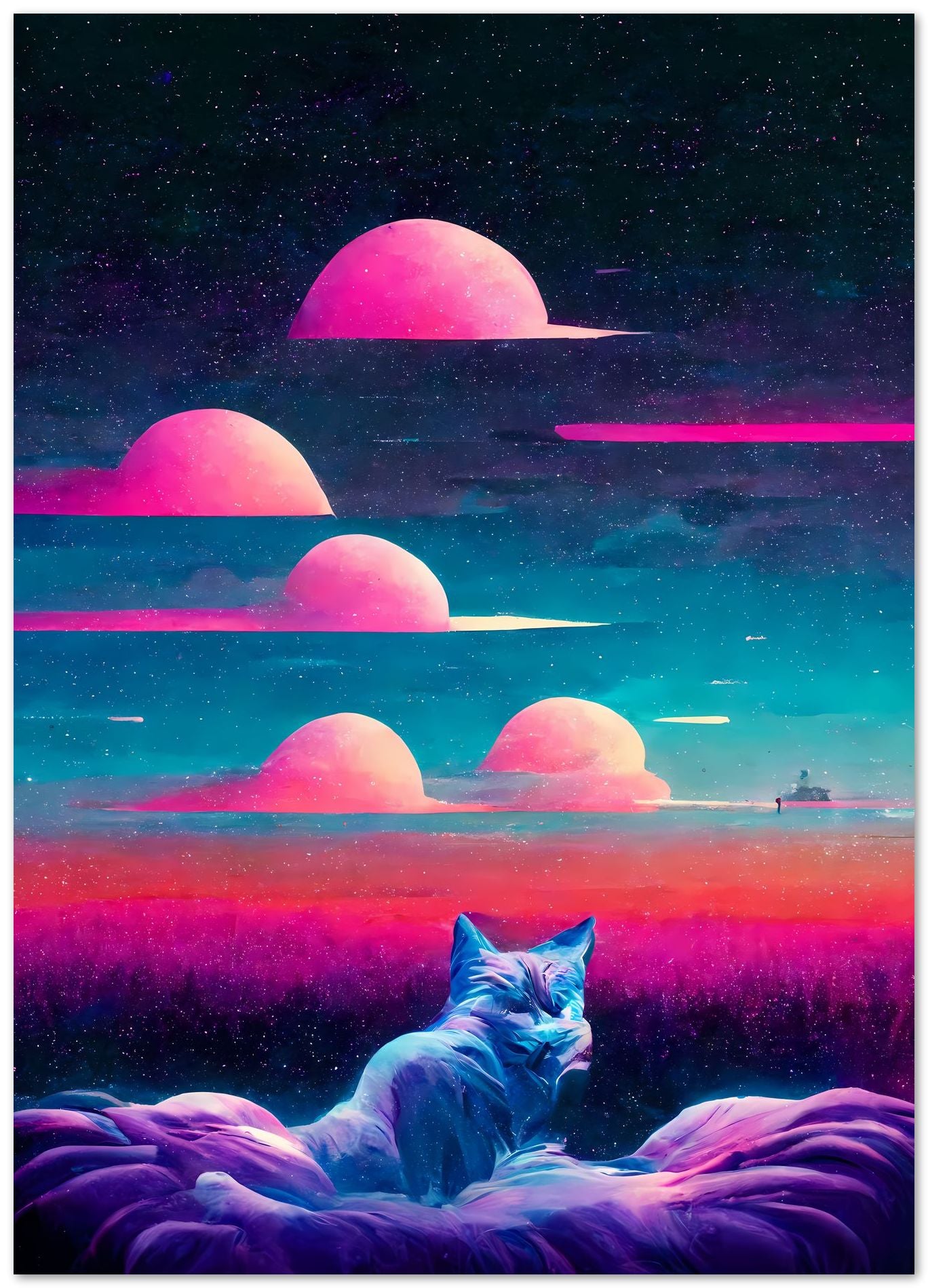 Cat  cute vaporwave - @Arthur