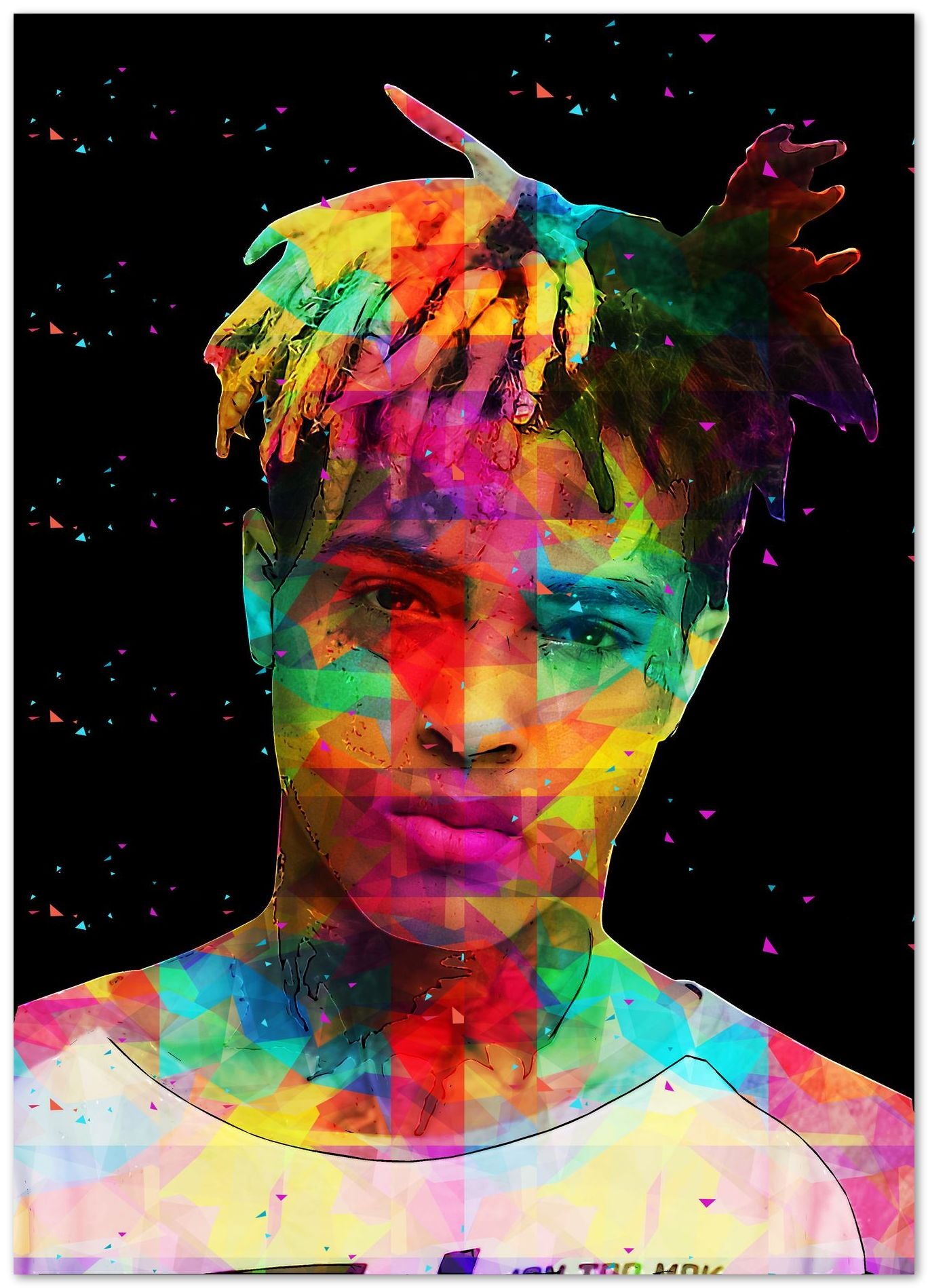 XXXTENTACION colorful art - @SanDee15