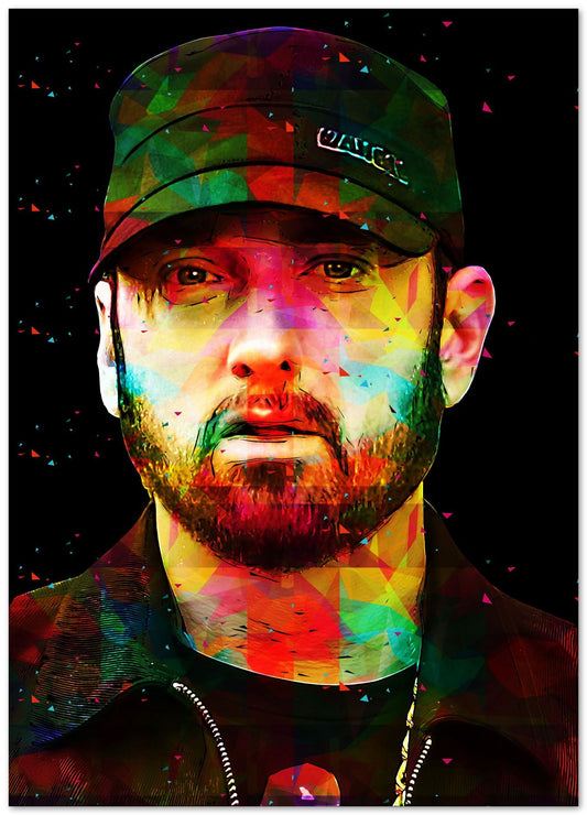 Wpap colorful Eminem - @SanDee15