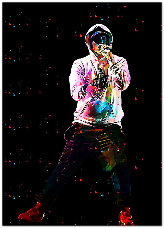Eminem abstract colorful - @SanDee15