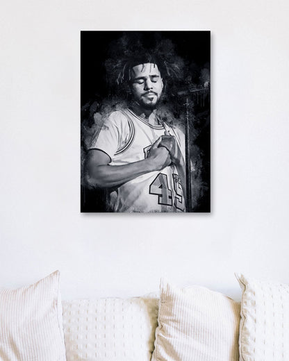 J cole - @SanAcrylicstyle