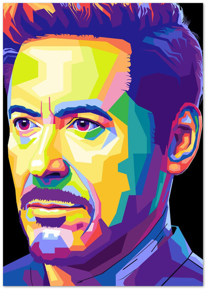 TONY STARK WPAP POP ART - @hikenthree