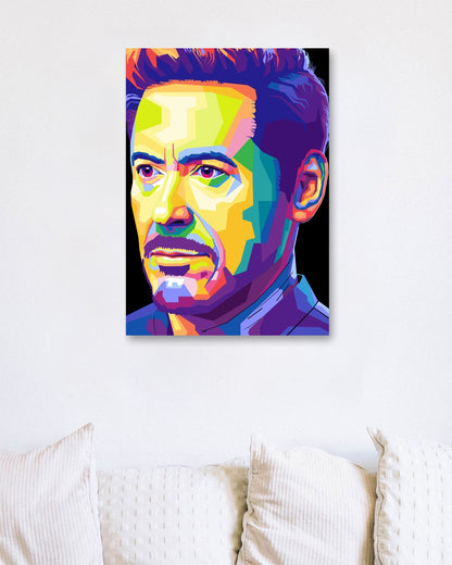 TONY STARK WPAP POP ART - @hikenthree