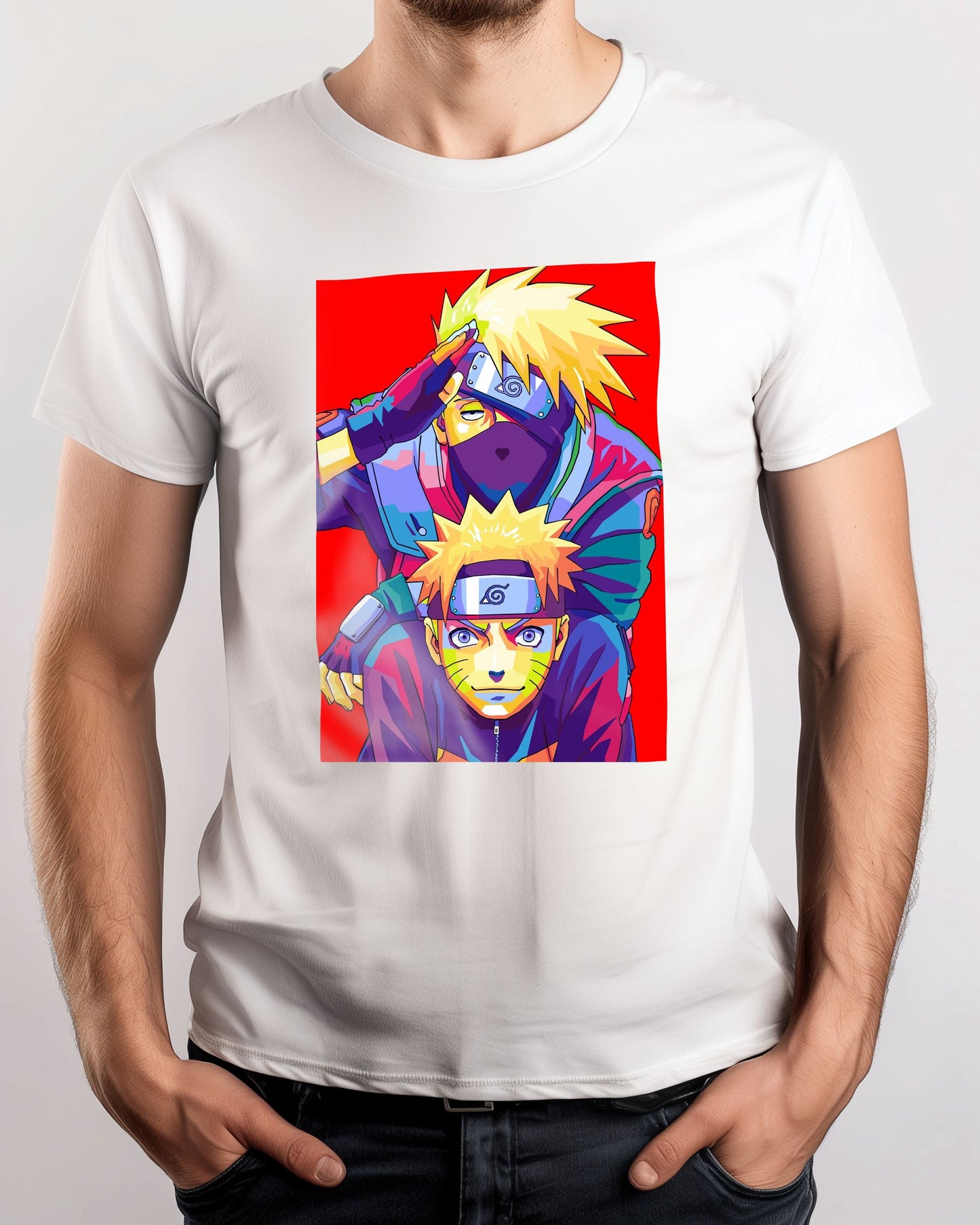 KAKASHI NARUTO WPAP POP ART - @hikenthree