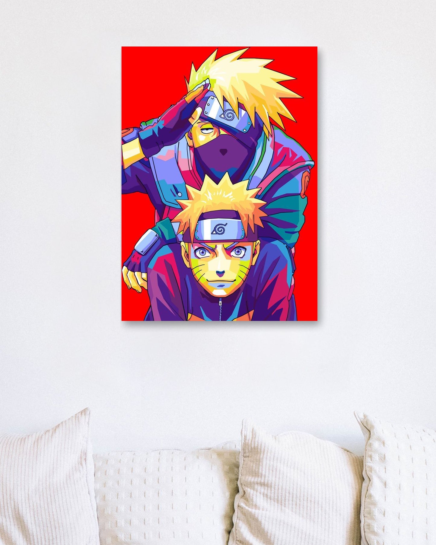 KAKASHI NARUTO WPAP POP ART - @hikenthree