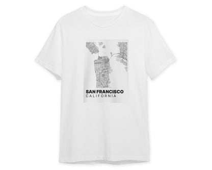 Minimalist San Francisco Map - @VickyHanggara