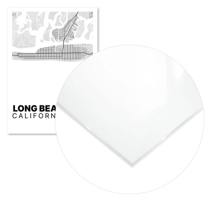 Minimalist Long Beach Map - @VickyHanggara