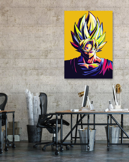 GOKU WPAP POP ART - @hikenthree