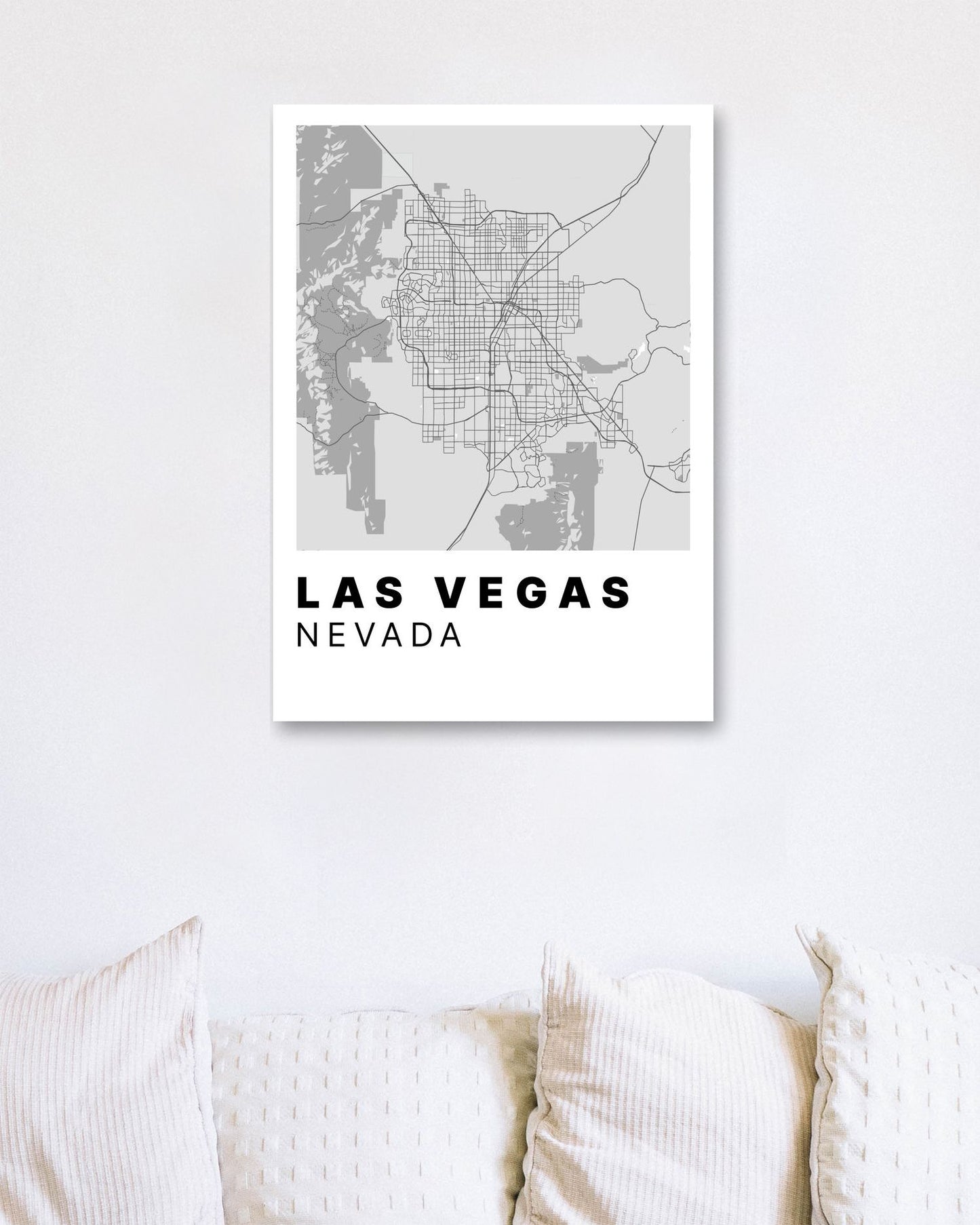 Minimalist Las Vegas Map - @VickyHanggara