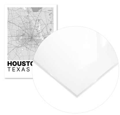 Minimalist Houston Map - @VickyHanggara