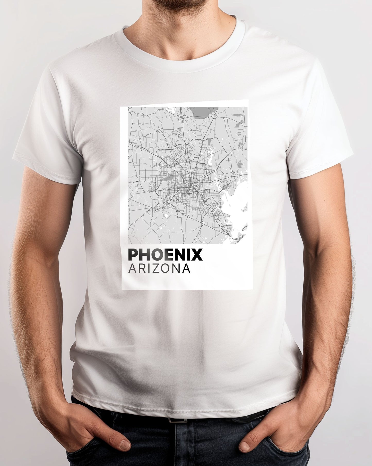 Minimalist Phoenix Map - @VickyHanggara