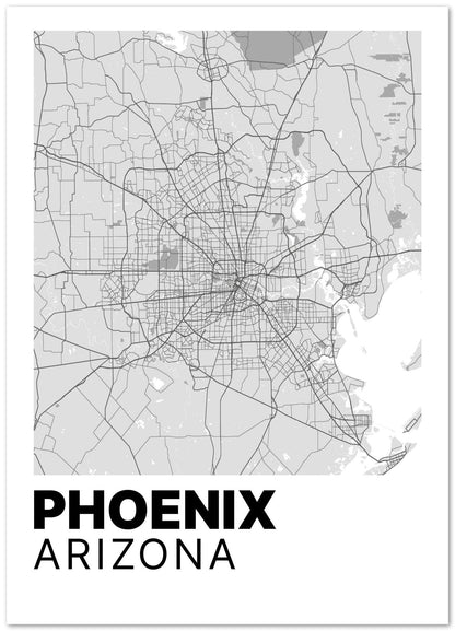 Minimalist Phoenix Map - @VickyHanggara