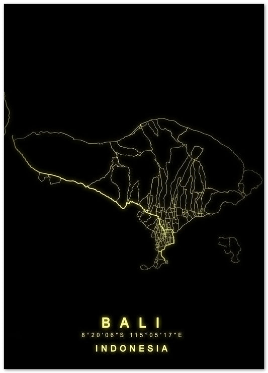 Bali Indonesia Maps - @GreyArt