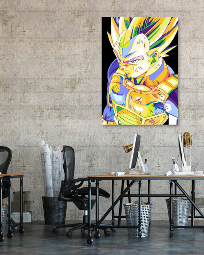 VEGETA WPAP POP ART - @hikenthree