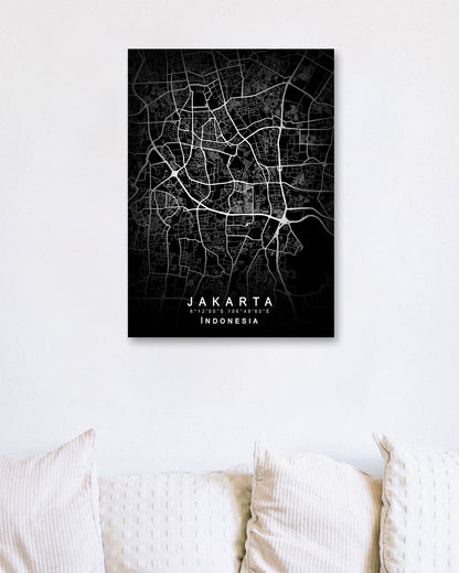 Jakarta Indonesia Black White - @GreyArt