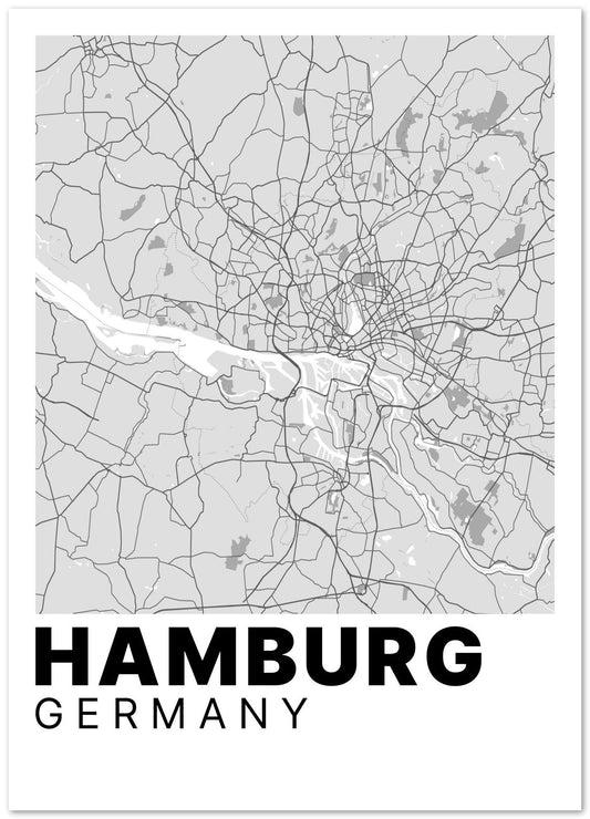 Hamburg Map - @VickyHanggara