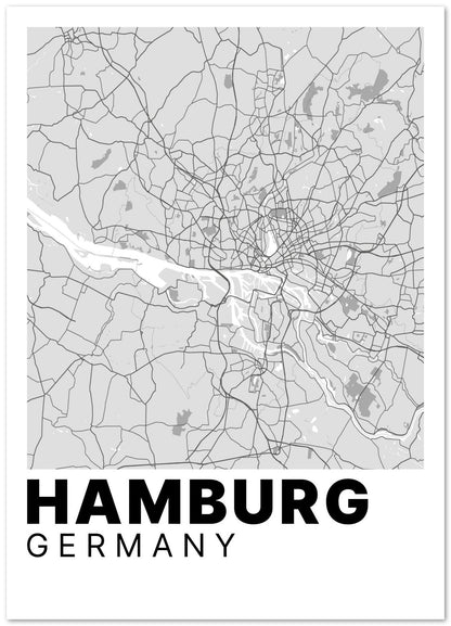 Hamburg Map - @VickyHanggara