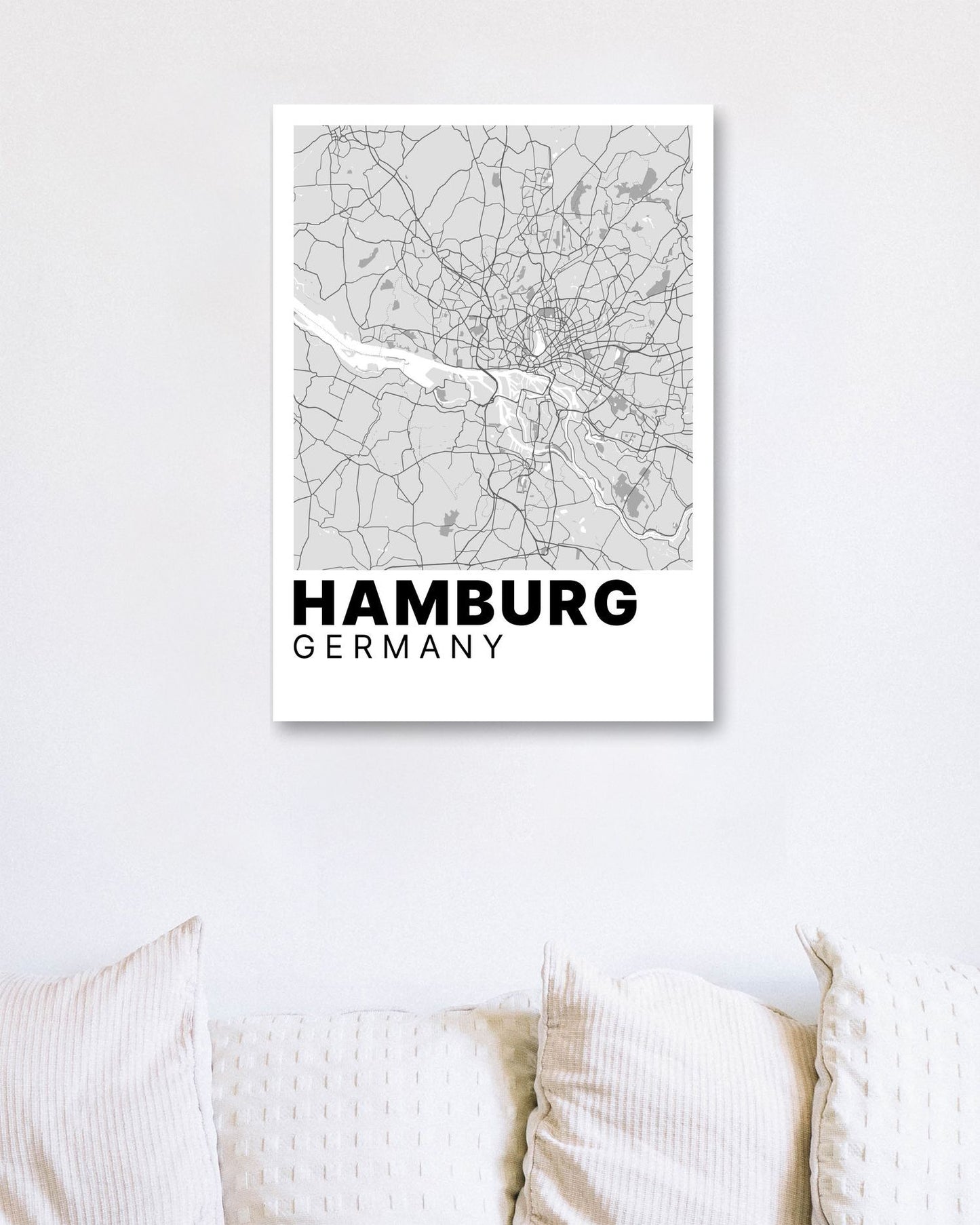 Hamburg Map - @VickyHanggara