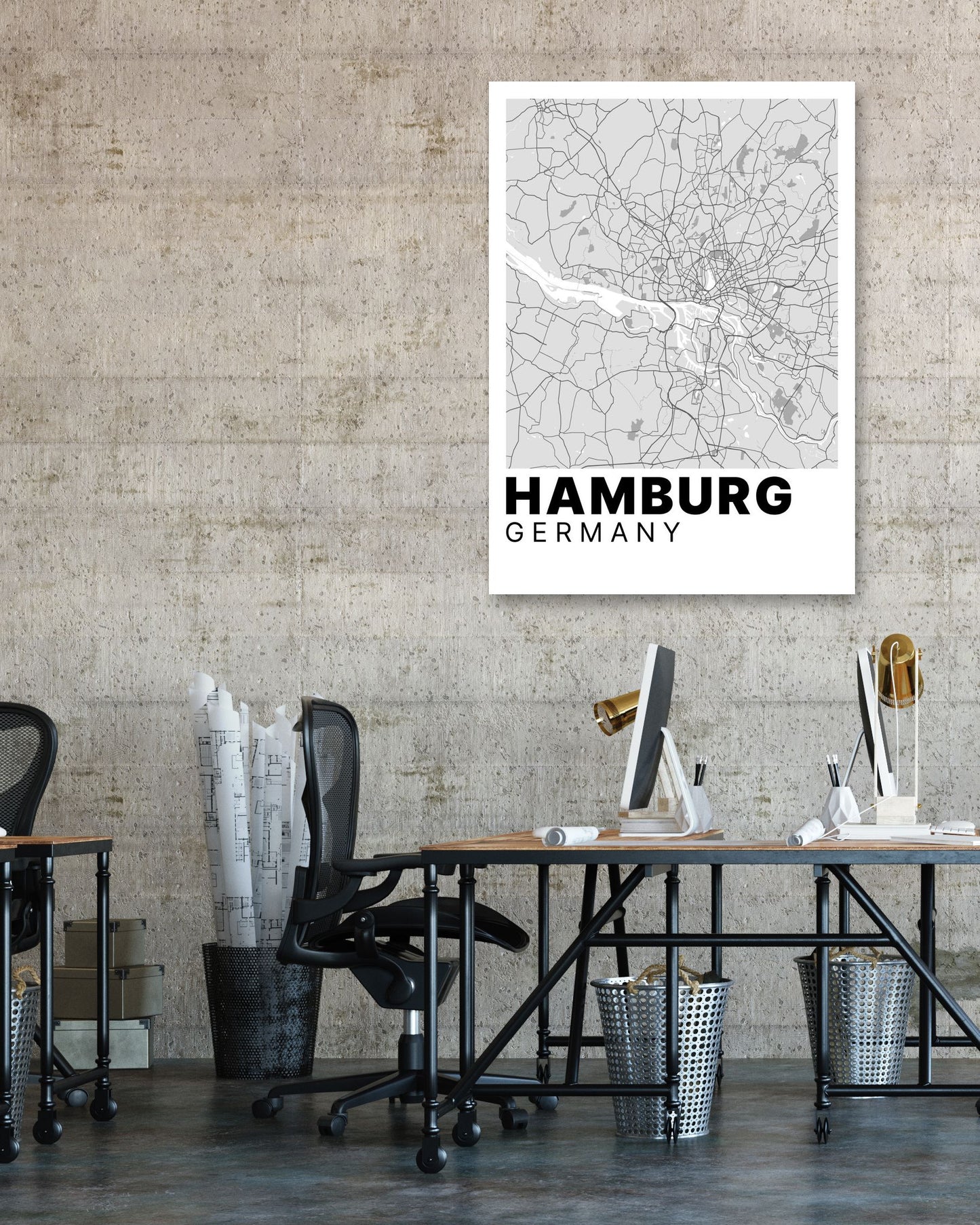 Hamburg Map - @VickyHanggara