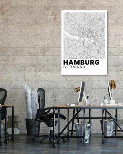 Hamburg Map - @VickyHanggara