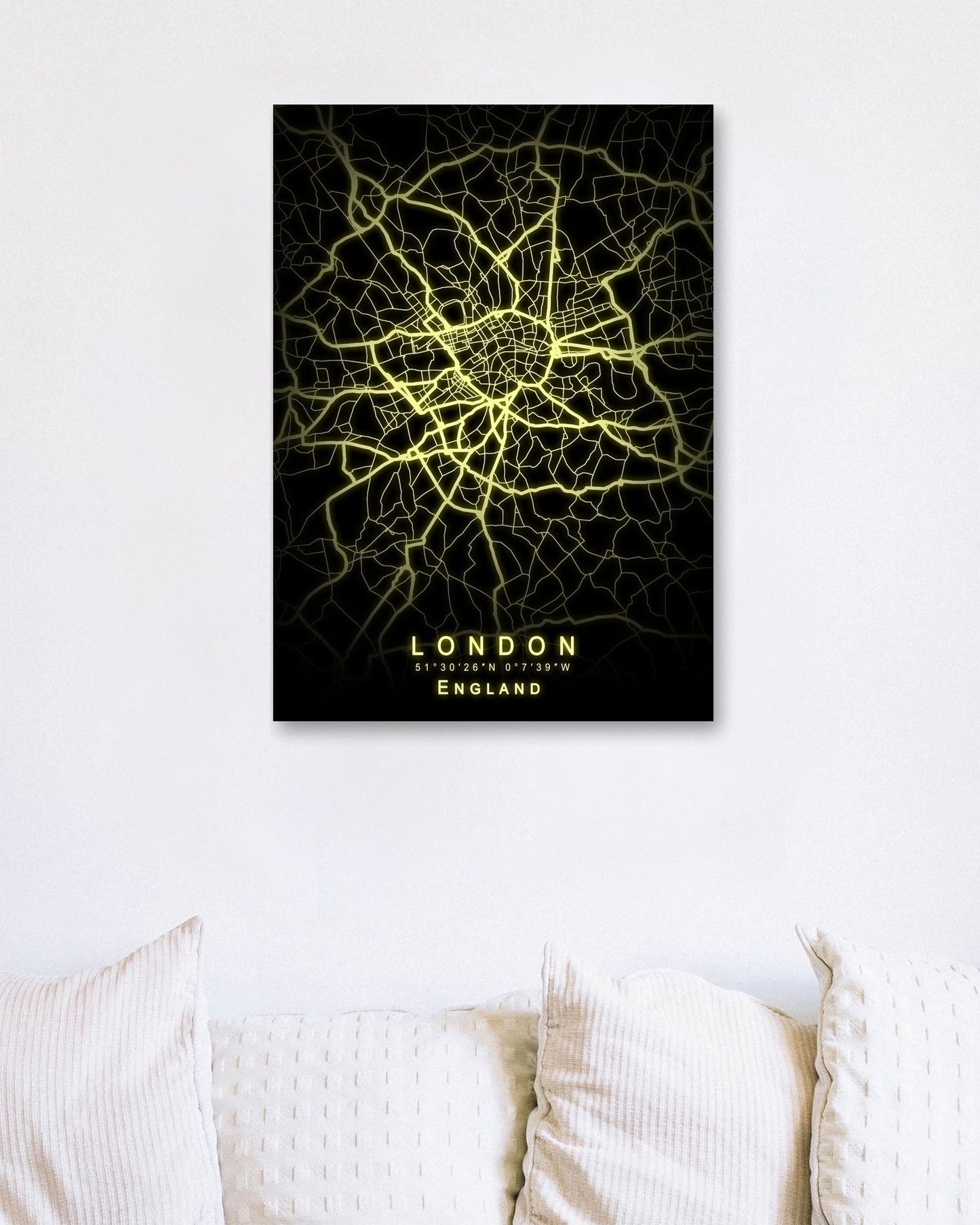 London Map Glow - @GreyArt