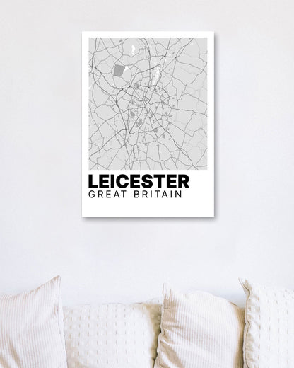 Leicester Map - @VickyHanggara