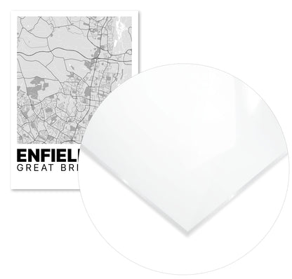 Enfield Map - @VickyHanggara