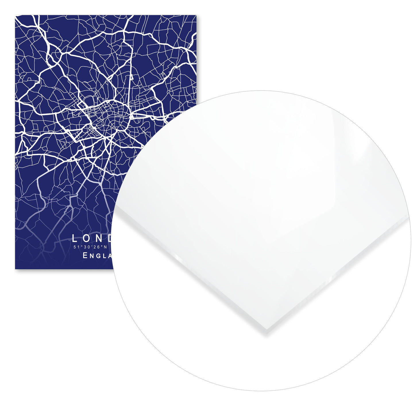 London Map Blueprint - @GreyArt