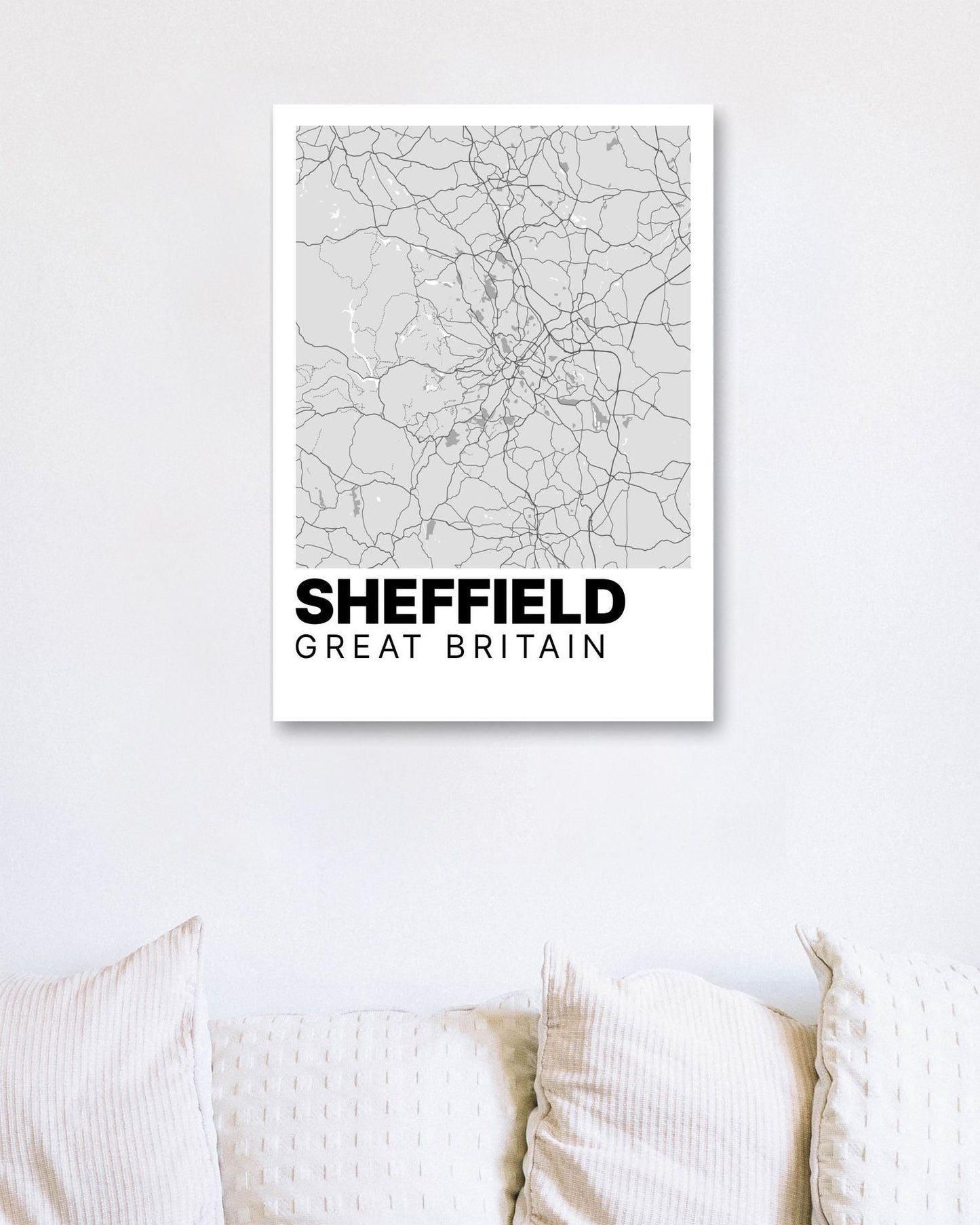 Sheffield Map  - @VickyHanggara