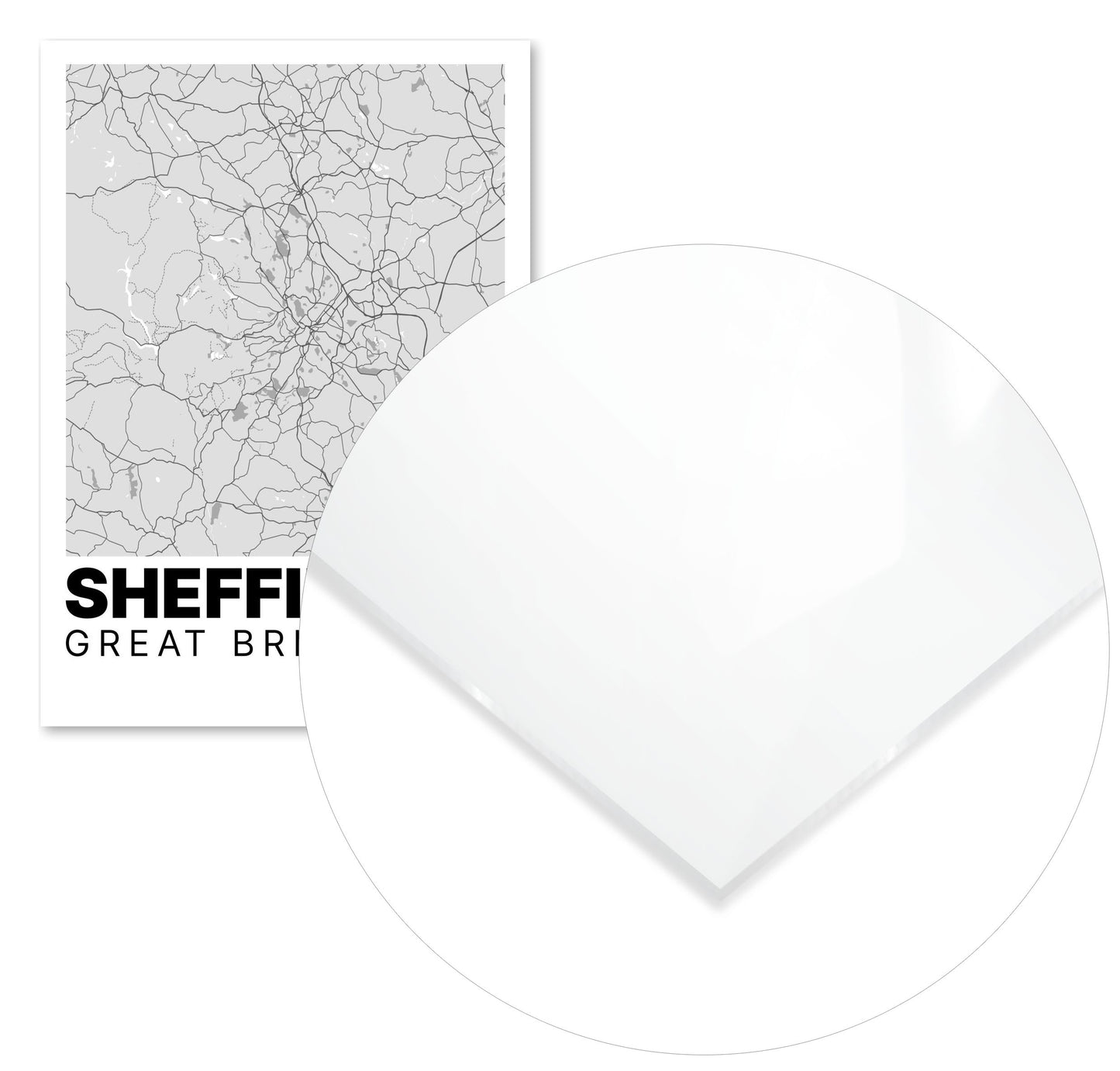 Sheffield Map  - @VickyHanggara