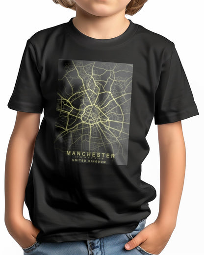 Manchester Map Glow - @GreyArt