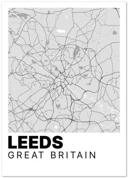 Leeds Map - @VickyHanggara