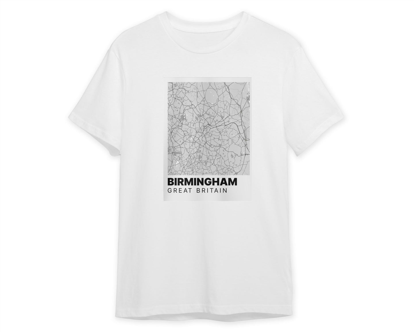 Minimalist Birmingham Map - @VickyHanggara