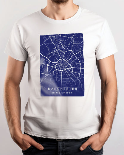 Manchester Map Blueprint - @GreyArt