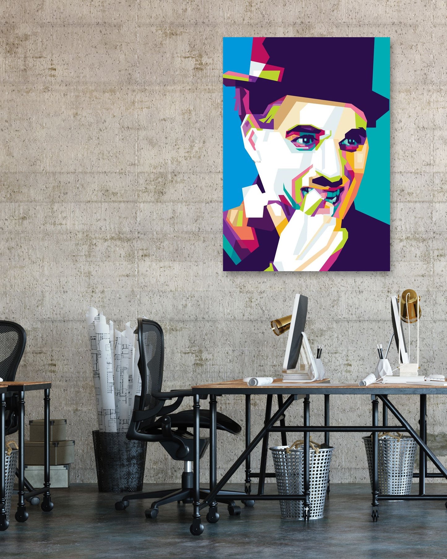 Charlie Chaplin - @PopArtMRenaldy