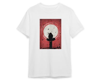 Itachi Silhouette Blood Moon Red - @GreyArt