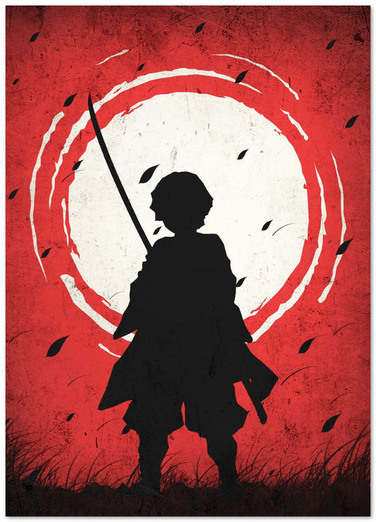 Zenitsu Demon Slayer Silhouette - @GreyArt