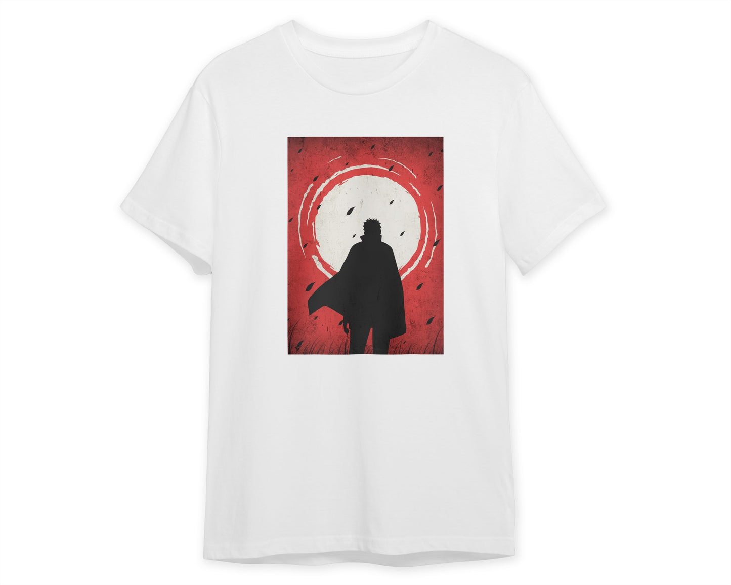 Naruto Uzumaki Demon Slayer Silhouette Blood Moon Red - @GreyArt