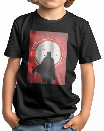 Naruto Uzumaki Demon Slayer Silhouette Blood Moon Red - @GreyArt