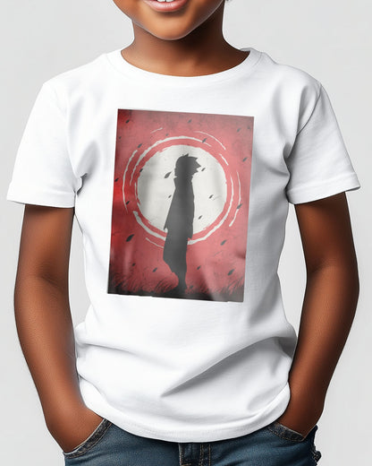 Boruto Uzumaki Naruto - Silhouette Blood Moon Red - @GreyArt