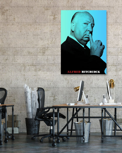 Alfred Hitchcock - @MovieArt
