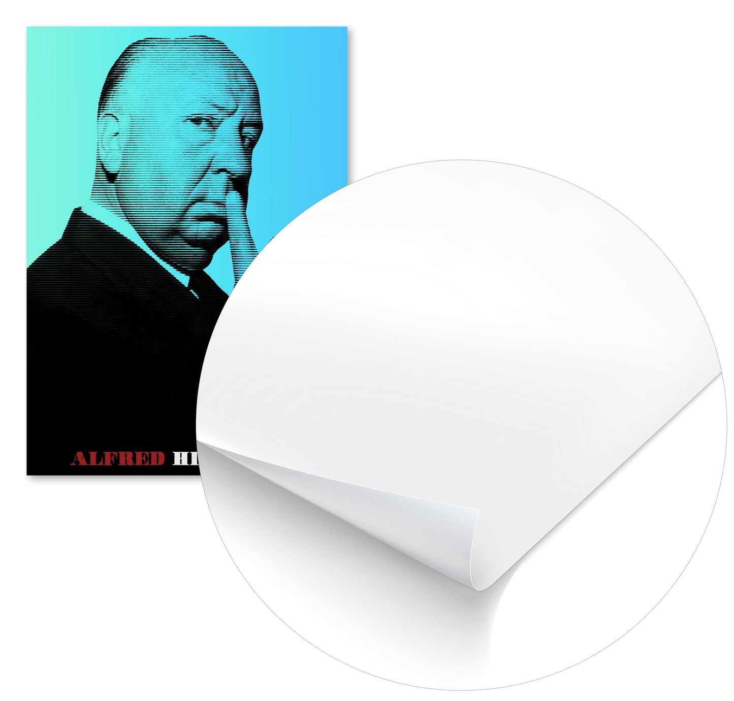 Alfred Hitchcock - @MovieArt