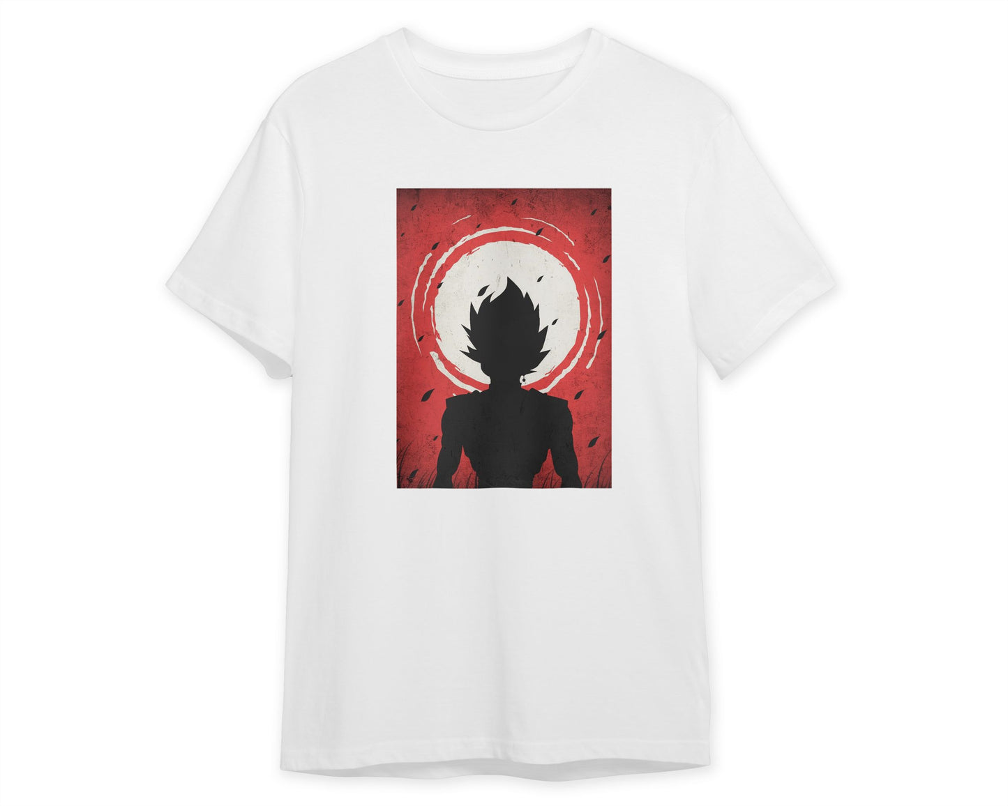 Black Goku - One Piece Silhouette Blood Moon Red - @GreyArt